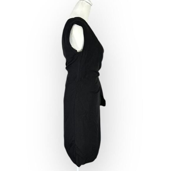 Victoria Victoria Beckham One Shoulder Dress Women's 4 Black Short Sheath - Picture 6 of 15